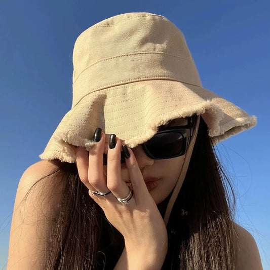 Women’s Foldable Sunshade Bucket Hat